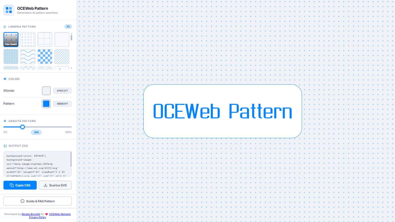 Anteprima del progetto Pattern