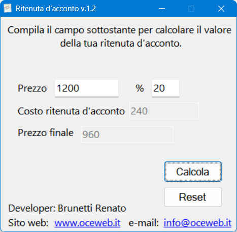 Ritenuta d’acconto