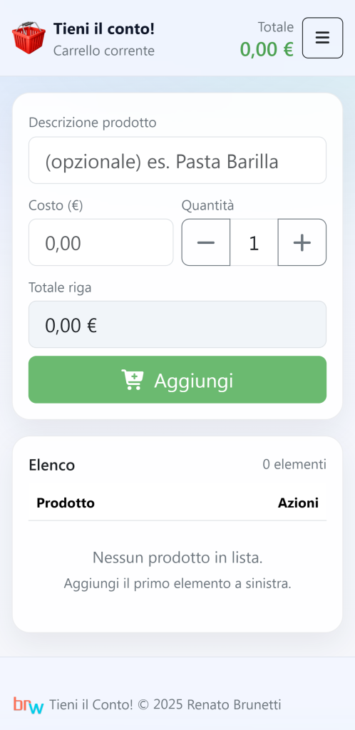 Tieni il conto!