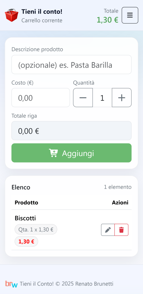 Tieni il conto!