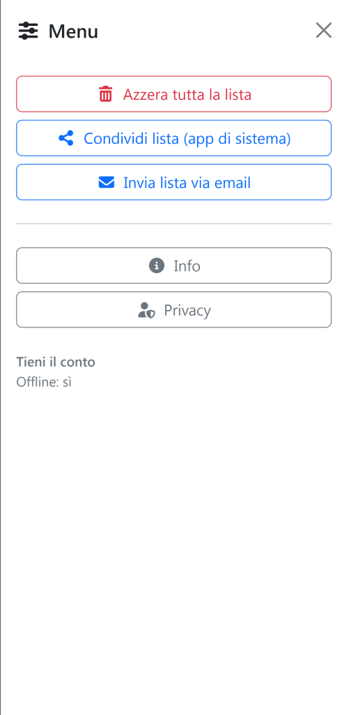 Tieni il conto!
