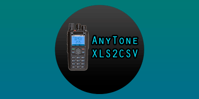 AnyTone XLS to CSV
